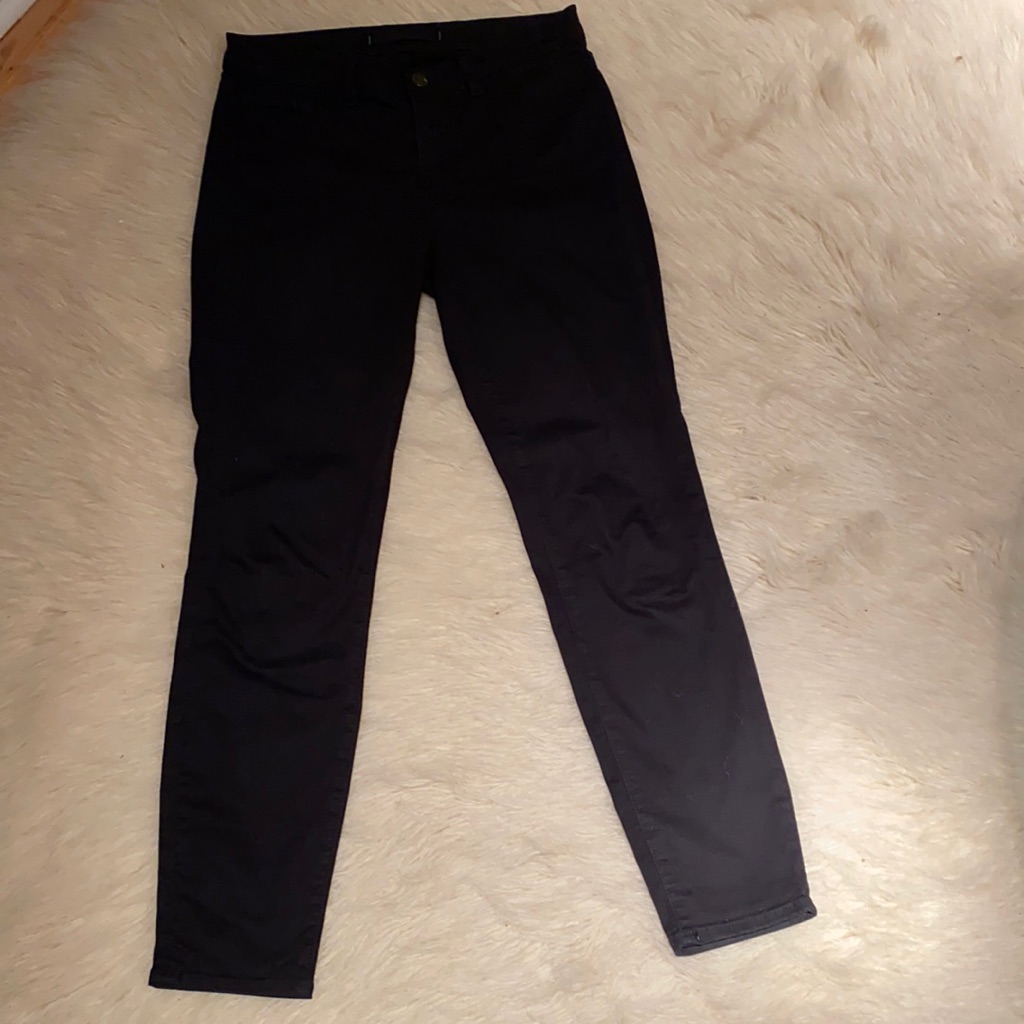 J Brand Skinny Capri Black Jeans Sz 27
